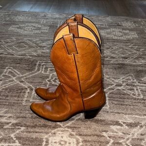 Vintage Leather Justin Boots